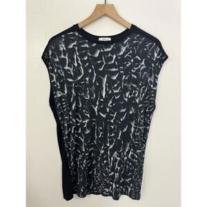 Helmut Lang Maximalist Chic Artsy Y2K Rocker Indie Goth Top S Grunge Street Alt